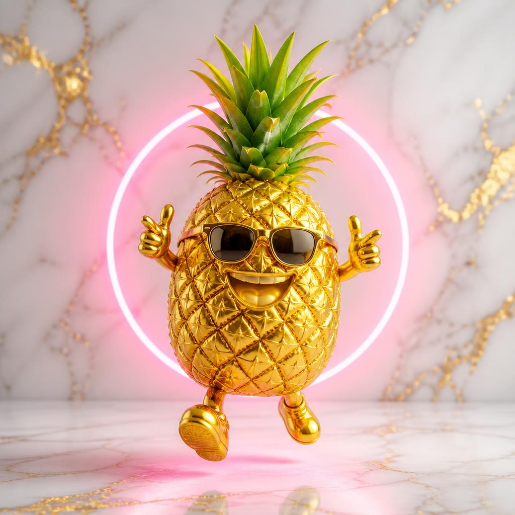 Juice Extractions pineapple brand ambassador